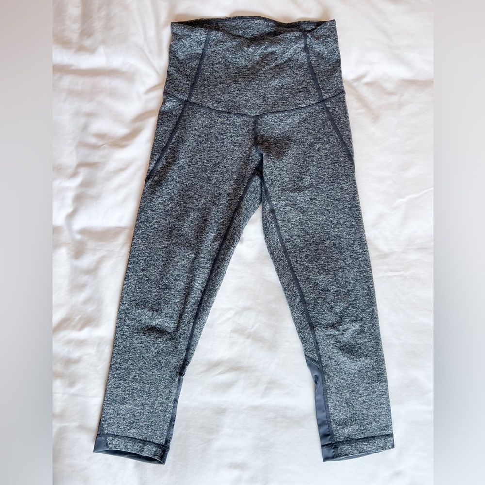 Zella Leggings, cropped/capri length, gray leggings